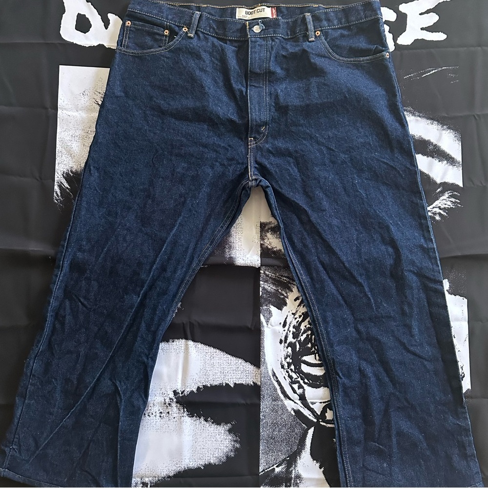 Men's Dark Blue Denim Jeans